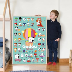Poster Joue avec Gadou Poppik