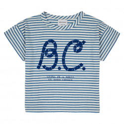 Tee-Shirt à Rayures Bleues par Bobo Choses